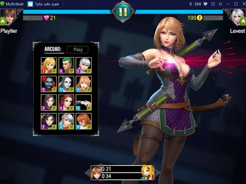 Golconda Legendary Combatants character selection screen